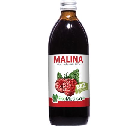 MALINA - 100% ŠŤAVA Z PLODOV MALINY 500ml